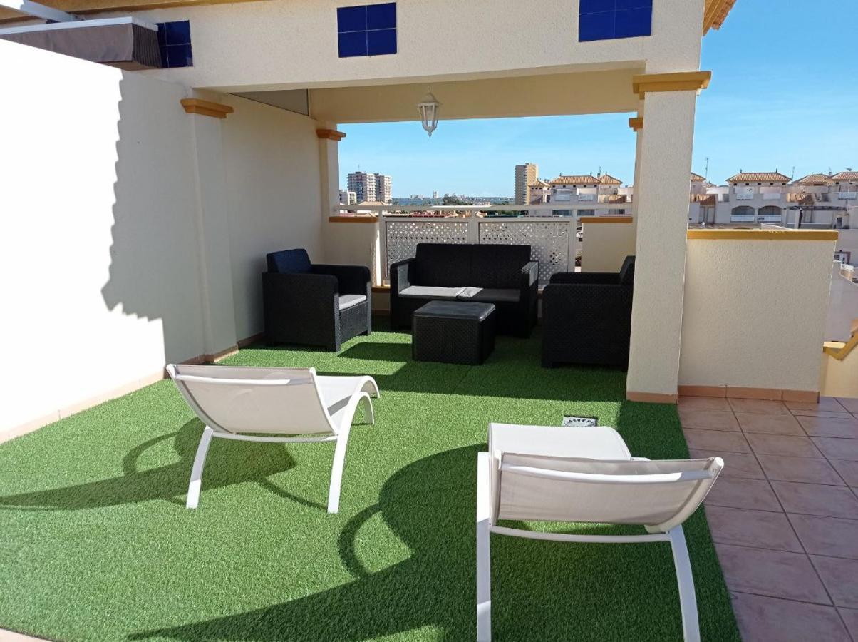 Atico Beach&Golf + Wifi + Garaje Mar de Cristal Exteriör bild